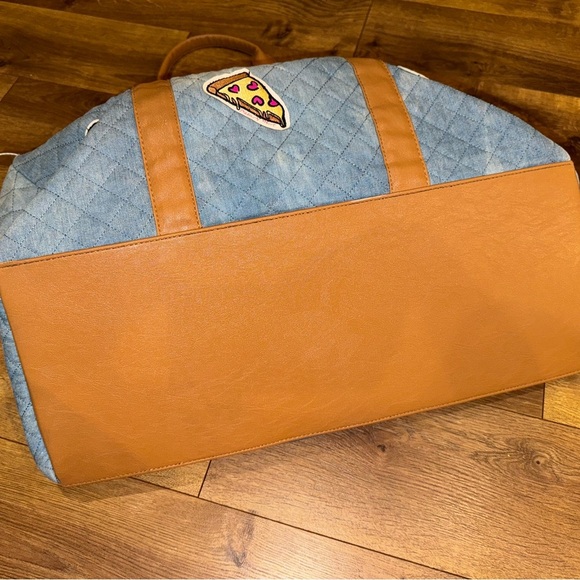 LUV Betsy Quilted Denim Tote Bag - Picture 5 of 10